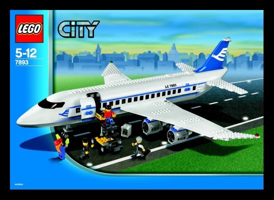 Istruzioni per la Costruzione - LEGO - 7893 - Passenger Plane: Page 1