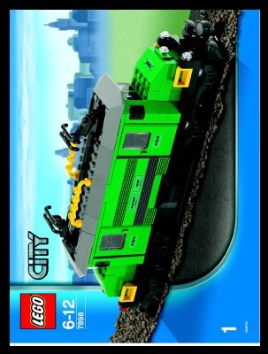 Istruzioni per la Costruzione - LEGO - 7898 - Cargo Train Deluxe: Page 1