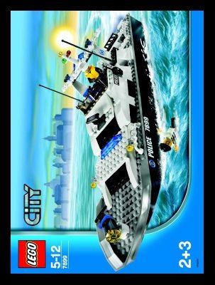 Istruzioni per la Costruzione - LEGO - 7899 - Police Boat: Page 1