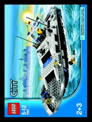 Istruzioni per la Costruzione - LEGO - 7899 - Police Boat: Page 1