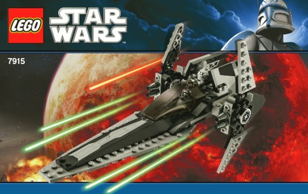 Istruzioni per la Costruzione - LEGO - 7915 - Imperial V-wing Starfighter™: Page 1