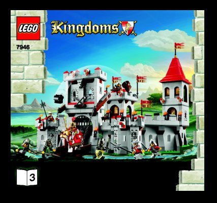 Istruzioni per la Costruzione - LEGO - 7946 - King's Castle: Page 1