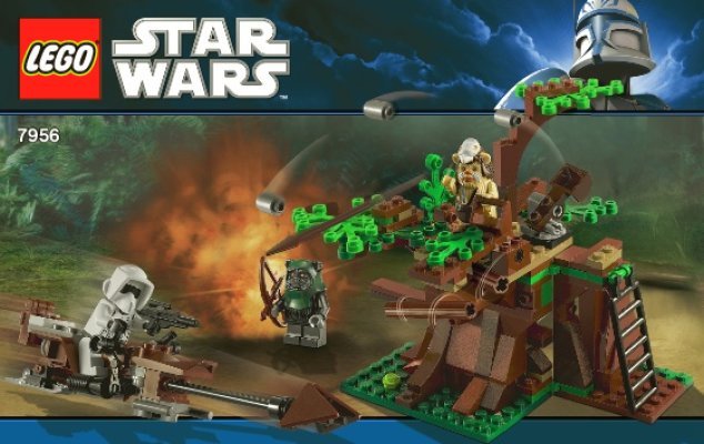 Istruzioni per la Costruzione - LEGO - 7956 - Ewok™ Attack: Page 1