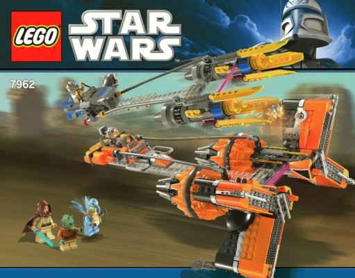 Istruzioni per la Costruzione - LEGO - 7962 - Anakin's & Sebulba's Podracers™: Page 1