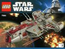 Istruzioni per la Costruzione - LEGO - 7964 - Republic Frigate™: Page 1