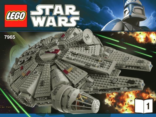 Istruzioni per la Costruzione - LEGO - Star Wars - 7965 - Millennium Falcon™: Page 1