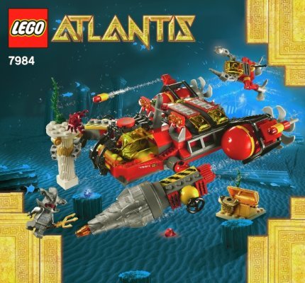 Istruzioni per la Costruzione - LEGO - 7984 - Deep Sea Raider: Page 1