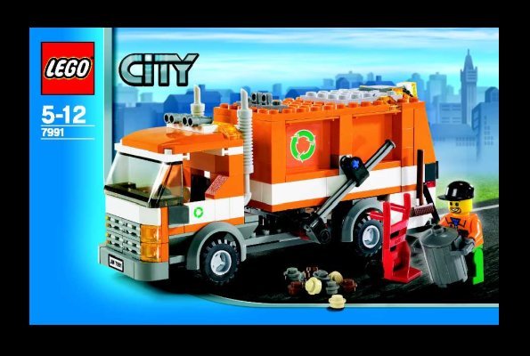 Istruzioni per la Costruzione - LEGO - 7991 - Garbage Truck: Page 1