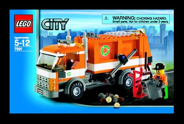 Istruzioni per la Costruzione - LEGO - 7991 - Garbage Truck: Page 1