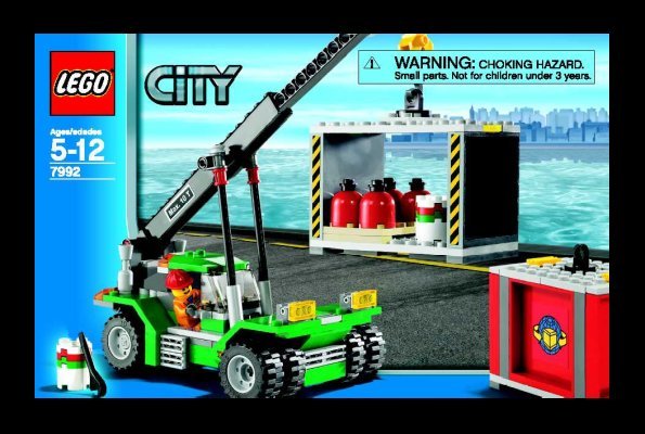 Istruzioni per la Costruzione - LEGO - 7992 - Container Stacker: Page 1