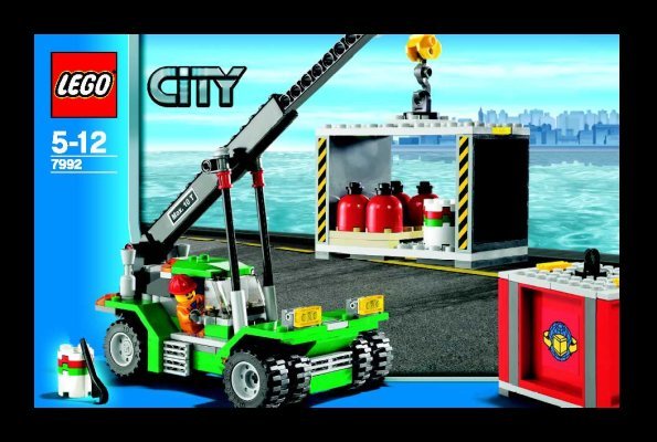 Istruzioni per la Costruzione - LEGO - 7992 - Container Stacker: Page 1