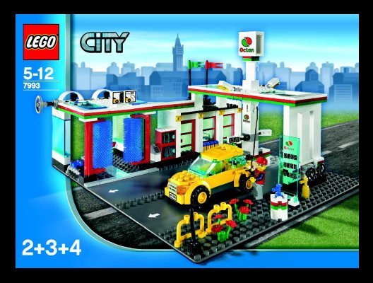 Istruzioni per la Costruzione - LEGO - 7993 - Service Station: Page 1