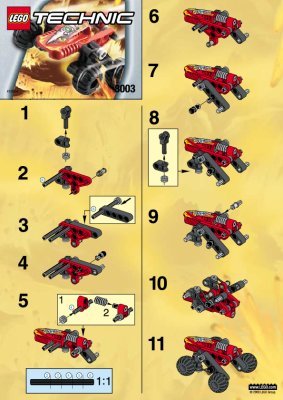 Istruzioni per la Costruzione - LEGO - 8003 - Volcano Climber: Page 1