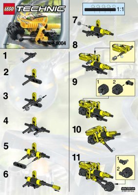 Istruzioni per la Costruzione - LEGO - 8004 - DIRT BIKE: Page 1