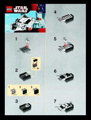 Istruzioni per la Costruzione - LEGO - 8029 - Mini Snowspeeder: Page 1