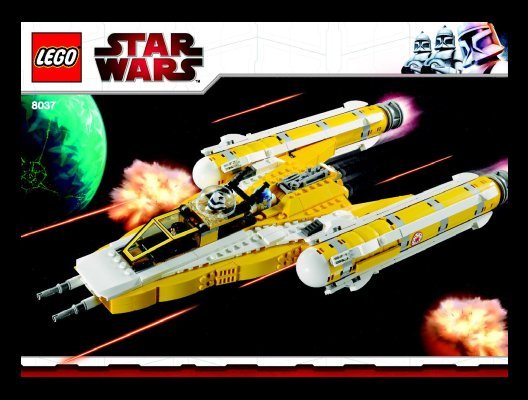 Istruzioni per la Costruzione - LEGO - 8037 - Anakin's Y-wing Starfighter™: Page 1