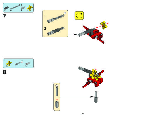 Istruzioni per la Costruzione - LEGO - 8041 - Race Truck: Page 1