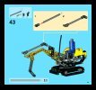 Istruzioni per la Costruzione - LEGO - 8047 - Compact Excavator: Page 43