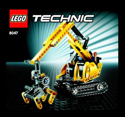 Istruzioni per la Costruzione - LEGO - 8047 - Compact Excavator: Page 1