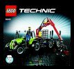 Istruzioni per la Costruzione - LEGO - 8049 - Tractor with Log Loader: Page 1