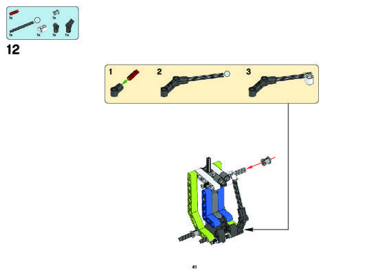 Istruzioni per la Costruzione - LEGO - 8049 - Tractor with Log Loader: Page 1