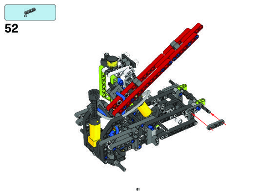 Istruzioni per la Costruzione - LEGO - 8049 - Tractor with Log Loader: Page 1