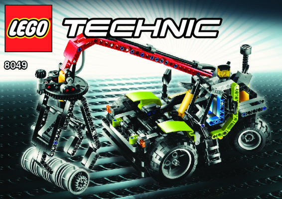 Istruzioni per la Costruzione - LEGO - 8049 - Tractor with Log Loader: Page 1