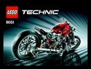 Istruzioni per la Costruzione - LEGO - 8051 - Motorbike: Page 1