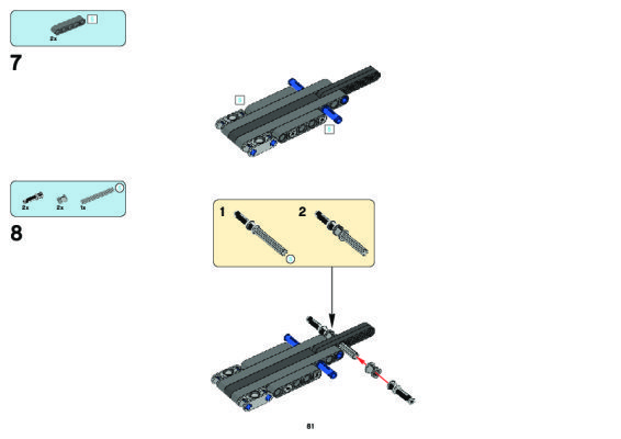 Istruzioni per la Costruzione - LEGO - 8052 - Container Truck: Page 1