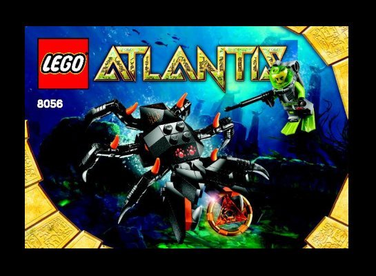 Istruzioni per la Costruzione - LEGO - 8056 - Monster Crab Clash: Page 1