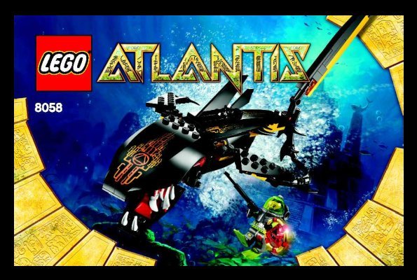 Istruzioni per la Costruzione - LEGO - 8058 - Guardian of the Deep: Page 1