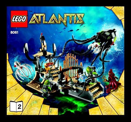 Istruzioni per la Costruzione - LEGO - 8061 - Gateway of the Squid: Page 1