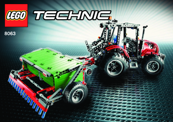 Istruzioni per la Costruzione - LEGO - 8063 - Tractor with Trailer: Page 1