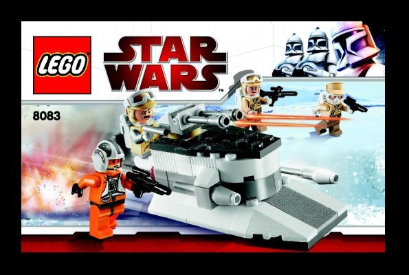 Istruzioni per la Costruzione - LEGO - 8083 - Rebel Trooper™ Battle Pack: Page 1