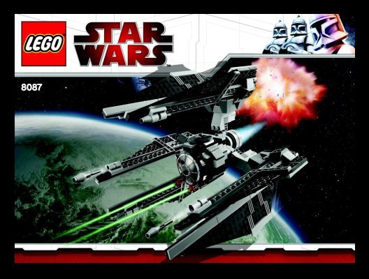 Istruzioni per la Costruzione - LEGO - 8087 - TIE Defender™: Page 1