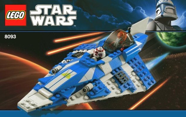 Istruzioni per la Costruzione - LEGO - 8093 - Plo Koon's Jedi Starfighter™: Page 1