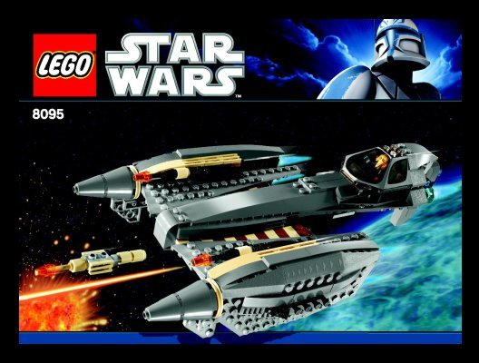 Istruzioni per la Costruzione - LEGO - 8095 - General Grievous' Starfighter™: Page 1