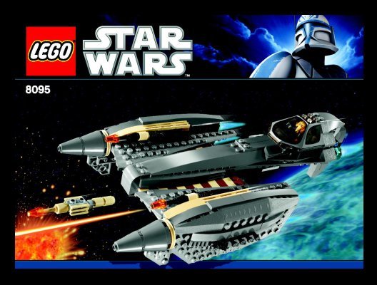 Istruzioni per la Costruzione - LEGO - 8095 - General Grievous' Starfighter™: Page 1