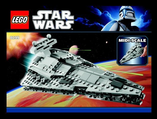 Istruzioni per la Costruzione - LEGO - 8099 - Midi-scale Imperial Star Destroyer™: Page 1