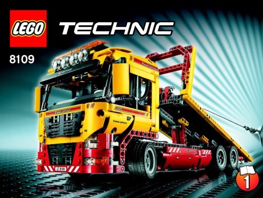 Istruzioni per la Costruzione - LEGO - 8109 - Flatbed Truck: Page 1