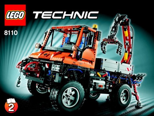 Istruzioni per la Costruzione - LEGO - 8110 - Unimog U400: Page 1