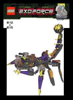 Istruzioni per la Costruzione - LEGO - 8112 - Battle Arachnoid: Page 1