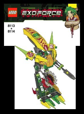 Istruzioni per la Costruzione - LEGO - 8114 - Chameleon Hunter: Page 1