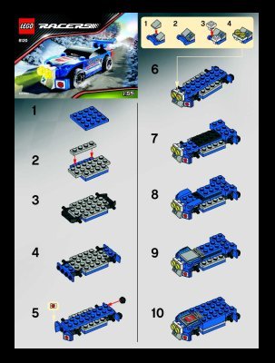 Istruzioni per la Costruzione - LEGO - 8120 - Rally Sprinter: Page 1