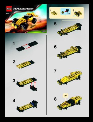 Istruzioni per la Costruzione - LEGO - 8122 - Desert Viper: Page 1