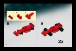 Istruzioni per la Costruzione - LEGO - 8123 - Ferrari F1 Racers: Page 6