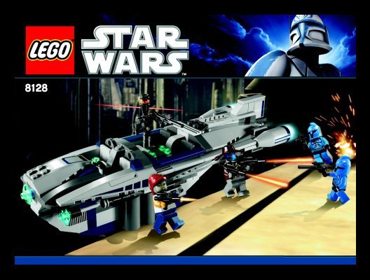 Istruzioni per la Costruzione - LEGO - 8128 - Cad Bane's Speeder™: Page 1