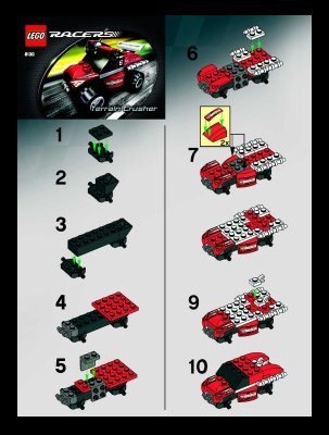 Istruzioni per la Costruzione - LEGO - 8130 - Terrain Crusher: Page 1