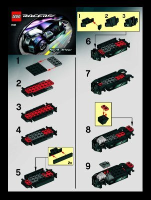 Istruzioni per la Costruzione - LEGO - 8132 - Night Driver: Page 1