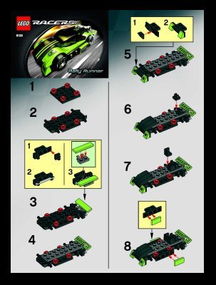 Istruzioni per la Costruzione - LEGO - 8133 - Rally Runner: Page 1